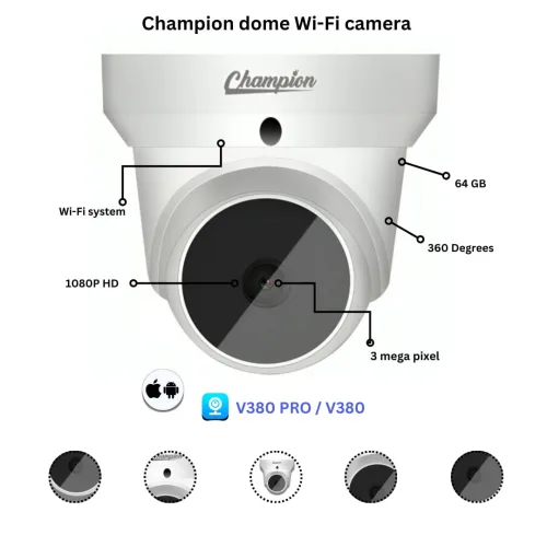 Champion Dome 3MP  Wifi Ip Camera price in Bangladesh
