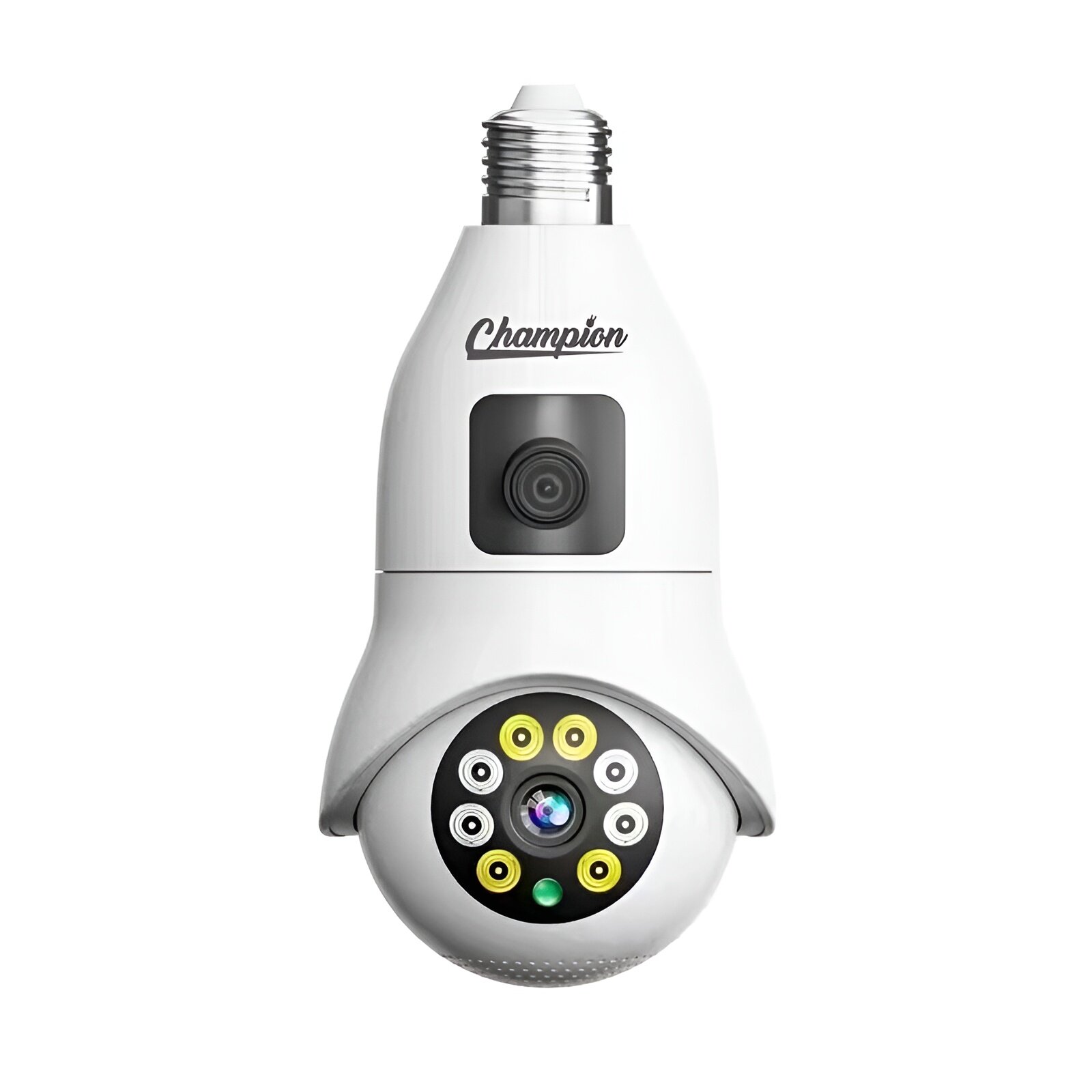 Champion Dual Lens New Bulb Camera V380 1080p full HD camera.